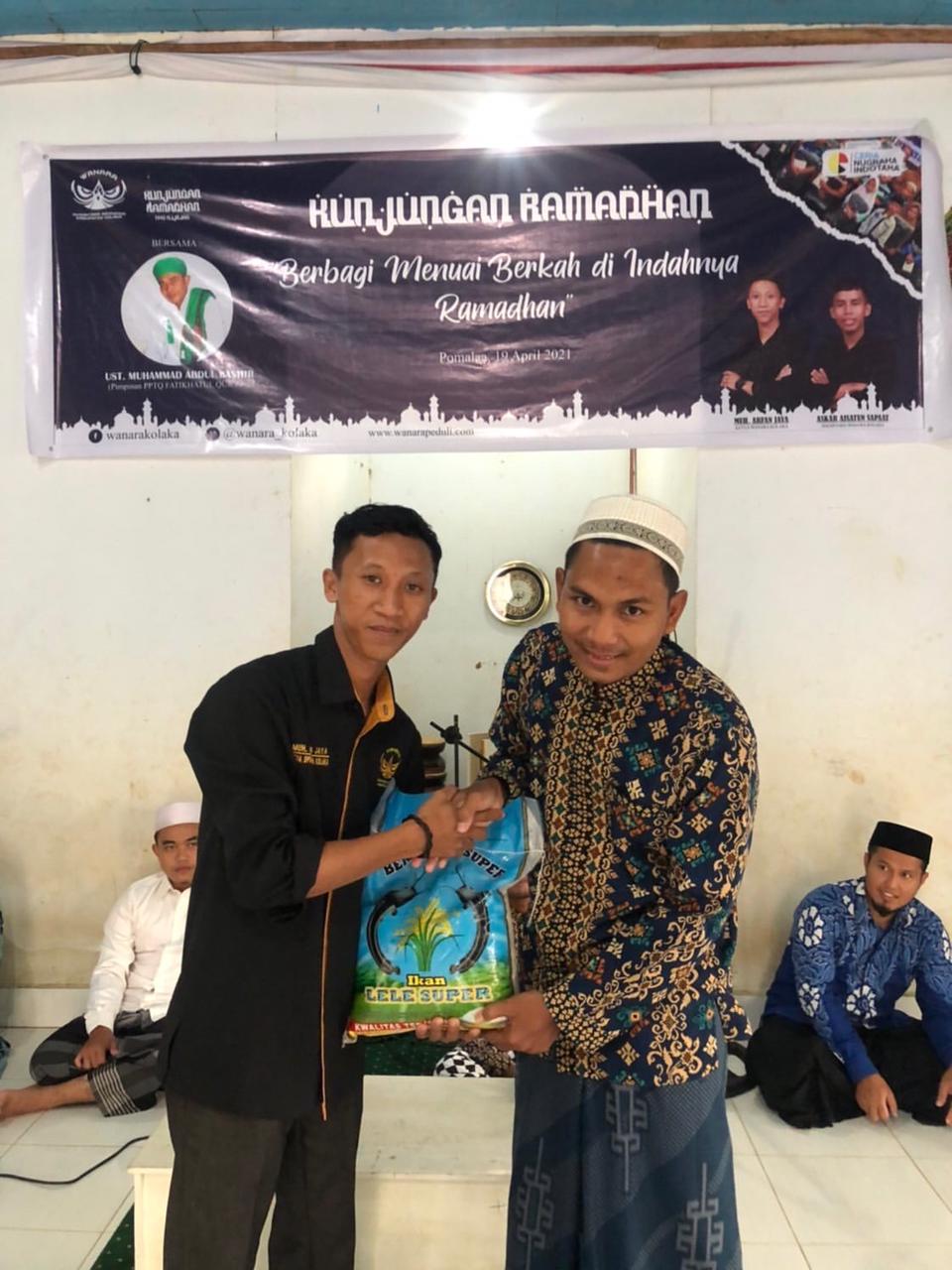 Wanara Nusantara Indonesia Kabupaten Kolaka Melaksanakan Kunjungan Ramadhan 1442 Hijriah Pondok Pesantren Tahfiz Qur’an, Kolaka, Foto: DPD Wanara.