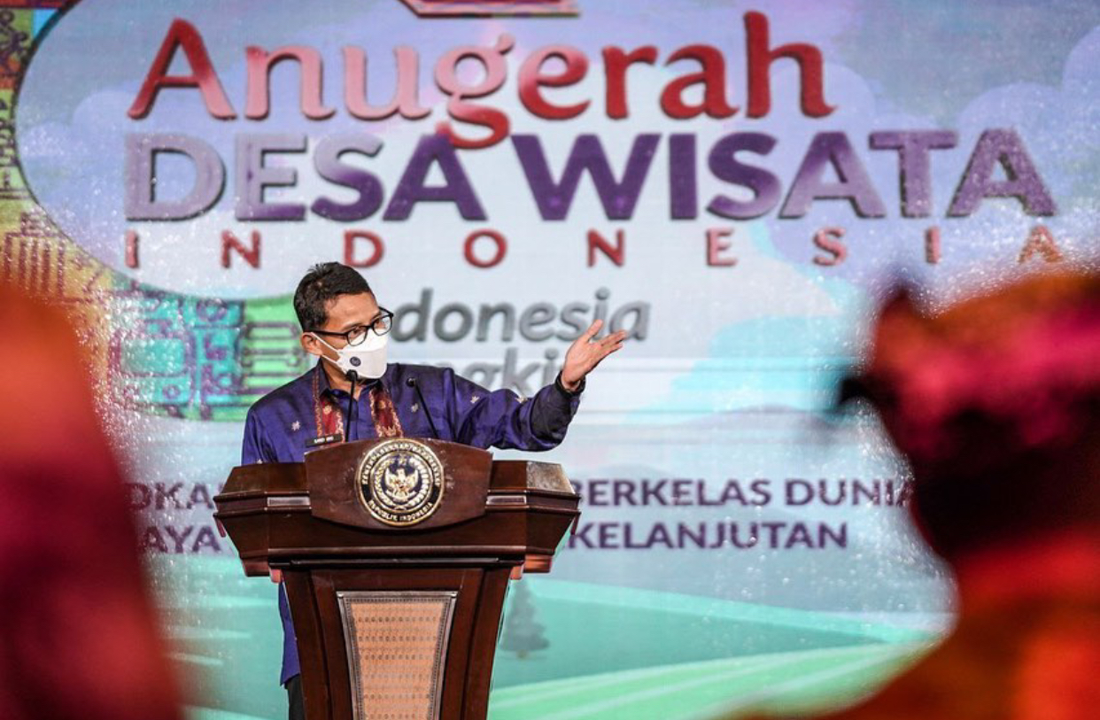 Menteri Pariwisata dan Ekonomi Kreatif (Menparekraf), Sandiaga Salahudin Uno, dijadwalkan akan hadir di Kota Kendari, Sulawesi Tenggara (Sultra). Foto: Istimewa.