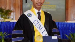 Sosok Pemuda asal Sultra, Amran menjadi lulusan terbaik di Fakultas Ilmu Keolahragaan, Universitas Negeri Yogyakarta (UNY) dengan IPK 3.99 (Cumlaude) S2. Foto: Ald