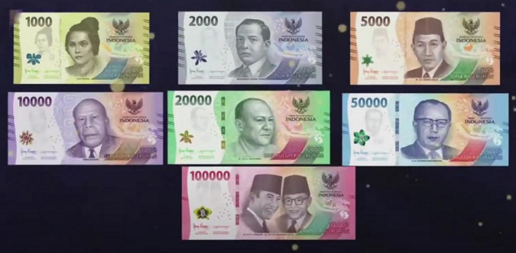 BI dan Pemerintah keluarkan 7 pecahan uang Rupiah kertas Tahun Emisi (TE) 2022. Foto: Istimewa.