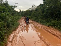 Melintas di Kecamatan Lainea Konsel, Pengendara Keluhkan Jalan Rusak