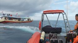 ABK Asal Kendari Hilang Misterius dari Atas Kapal, Diduga Terjatuh di Perairan Morowali Sulteng. Foto: Dok. Basarnas Kendari.