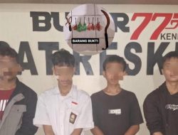 Hendak Tawuran, 4 Pelajar Ditangkap Polresta Kendari-Bawa Sajam dan Busur