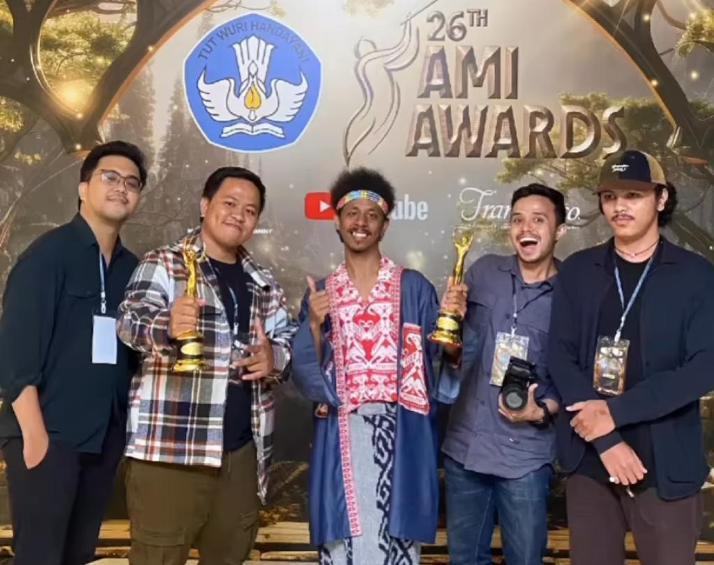 Raim Laode Raih 2 Piala di AMI Awards 2023: Mimpi itu Gratis, Silakan Ambil yang Paling Mahal. Foto: Dok. Istimewa.