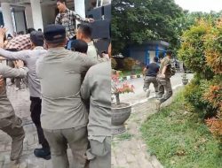 Aksi Brutal Satpol PP Bubarkan Pendemo Calon Honorer RS Jantung Oputa Yi Koo di Kendari