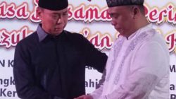 Momen Haru Selimuti Acara Buka Puasa Bersama KKM Bone, ASR dan Andi Ady Aksar Kembali Bersatu. Foto: Istimewa.